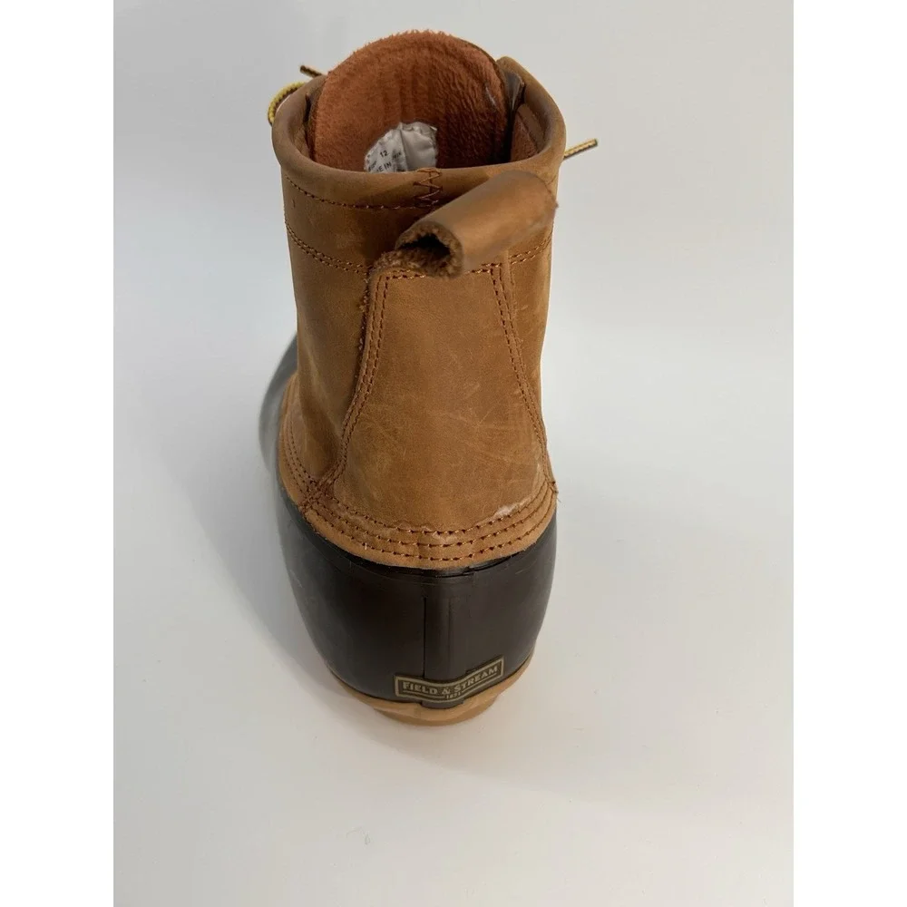 Field & Stream Men's Leather Upper Waterproof Duck Boots Size 12